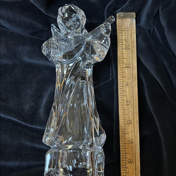 Mikasa Crystal Angel Playing the Mandolin. 8” Tall, Made in Germany - Picture 8 of 8